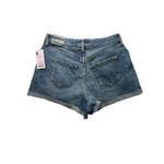 Wild Fable Women's High-Rise Rolled Cuff Jean Shorts  Blue Denim Size 4 R NWT Photo 2