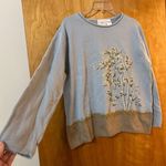Liz Claiborne Sweater Embroidered Tree Design LizSport Vintage Women’s Large Photo 8