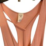 Free People  Amelia Y strap tank top in peach Photo 5