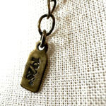 1928 green rhinestone beaded Y necklace Blue Photo 7