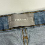 Everlane The Kick Crop Demi Bootcut Frayed Hem High Rise Blue Jeans 25 Photo 7