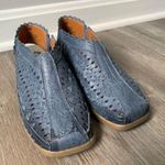 VTG Beacon Euro Flex Huaraches Sandals Leather Blue Mary Jane Size 6 6.5 Photo 1