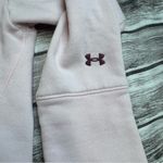 Under Armour  Womens Charged Pullover Sweatshirt Pink Maroon L LG Large Tie Waist Photo 3