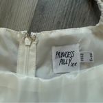 Princess Polly White Babydoll Dress Puff Sleeve US 6 Party Photo 4