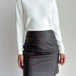 Valerie Stevens Vintage Leather Pencil Skirt Womens 6 100% Lamb Leather Mini Photo 1