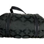 Coach  Poppy Black Special Edition Signature Canvas Tote Photo 3