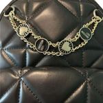 Love moschino New Gold Chain embellished Backpack Black Borsa Nero Photo 2