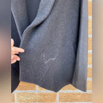 Theory  “Laura” Leather Sleeve cardigan coat medium Photo 1