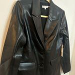 Good American NWT Better than Leather (faux) blazer Photo 4
