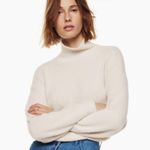 Wilfred Free  Hush Knit Turtleneck Sweater Cream Photo 1
