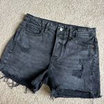 Old Navy  Charcoal Distressed Jean Shorts Photo 1