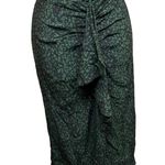 ZARA Green Leopard Ruffle High Waisted Skirt. Size-Small Photo 0