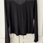 ❤️ 🆕 RXB Blouse Size M long‎ sleeve lace front. Black Size M Photo 5