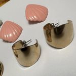 Lot Of 5 Mixed Variety Costume Jewelry Pierced Earrings Photo 8