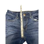 American Eagle  Jeggings Womens Size 4 Long Jeans Super Stretch Denim Distressed Photo 11