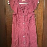 Anthropologie Pilcro Flutter-Sleeve Buttondown Tunic
Dress XS Photo 1