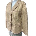 Vera Wang Simply Vera by  Women's Peach Stretch Blazer Size L SKU 2165 Photo 1