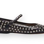 Steve Madden studded Mary Jane flats black synthetic leather size 7 Photo 0
