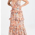 MISA Los Angeles NWT Olivia Rubin Rex Morrison Dress in Tangerine Flora Size S Photo 13