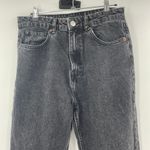 ZARA  Acid Wash Black Jeans Pants Size 6 100% Ecologically Grown Cotton Photo 1
