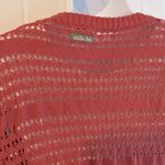 Matilda Jane Crochet Burnt Orange Boho Beach Cardigan Sweater in EUC Sz Medium Photo 4