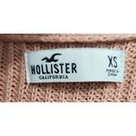 Hollister  Blush Pink Ribbed Knit Sweater Cozy Pullover Crewneck Fall Winter XS‎ Photo 2