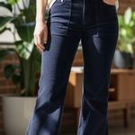 Delia's VTG Women's Navy Corduroy Flare Jeans Size 7/8 32in Inseam Photo 0