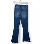 ENJEAN Denim Co. Distressed Flare Jeans Size 5/27 Medium Wash High Rise Blue Photo 1