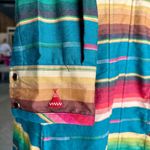 Tasha Polizzi Collection Serape Stripe Shirt Dress Blue Photo 2