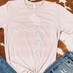 Western Babe Leopard Print Graphic Tee Tan Photo 0