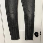 AGOLDE  chloe faded black skinny fit low rise jeans sz 26 grunge punk distressed Photo 4