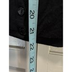 Rue 21 Black Wide Drapey Short Sleeve Button Crochet Back Blouse Size M Photo 2