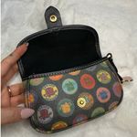 Dooney & Bourke Vintage  Stamp Medallion Multi Color Pouch Photo 2