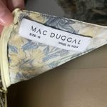 Mac Duggal Multicolor Short Sleeve Micro Ruffle Tea Length Dress- Size 16 NWT Photo 9