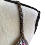 Torrid -beautiful navy blue floral tank top, lace up back, adjustable straps, excellent condition, size 2x Photo 4