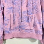 Columbia  PFG Women Pink & Purple Leaves Print Pullover Hoodie Size S Photo 2