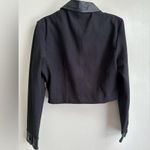 Arlen Ness bike wear cropped leather jacket size large Black Photo 2