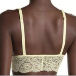 Free People Teegan Lace Bralette in Daybreak Dandelion Yellow Size XS NWT Photo 1