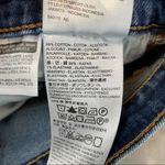 Levi's Levi’s 501 Skinny High Rise Raw Hem Jeans in Dark Blue Size 27 x 28 Photo 4