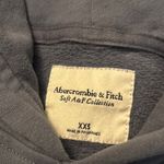 Abercrombie & Fitch Gray Hoodie Sweatshirt Top Photo 2