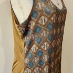 Area Multicolor Geometric Sequin Tank Top Size M Photo 2