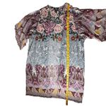 Angie NWT  Floral Paisley Kimono Small Multicolor Open Front Lightweight Boho Photo 5