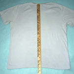 DENIM & Co. short sleeve stretchy crewneck top size L Blue Size L Photo 3