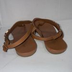 Michael Kors Thong Sandals Brown Faux Leather Slingback Designer Shoes Sz 10 M Photo 9