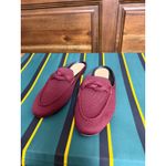 Rothy's  The Loafer Mule Auburn Slip On Shoe Knot Burgundy Red Women's 7 Photo 1
