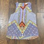 Bar III sheer floral split side tank Photo 0