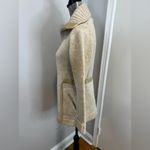 VTG Cymbae 80s/90s 100% Wool Full Zip Sweater. Drawstring. Cuffed Sleeve. Medium Photo 3