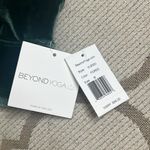 Beyond Yoga  VIP Long Line Bra forest green velvet crisscross bra, size medium Photo 3