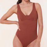 ANDIE Swim The Tahiti One Piece Swimsuit Sequoia size XL NWT Photo 0
