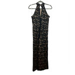 Julia Jordan High Neck Floral Lace Jumpsuit Photo 3